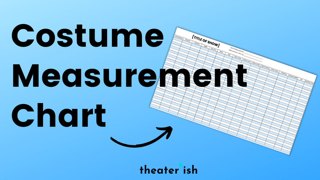 Theatre Template: Costume Measurement Chart