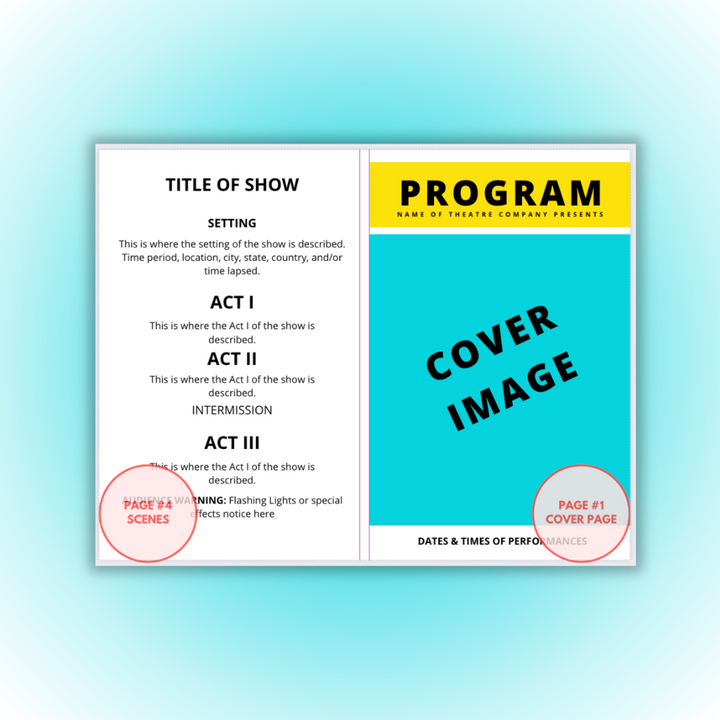 Quick Win Workshop - Create a Show Program in Canva!