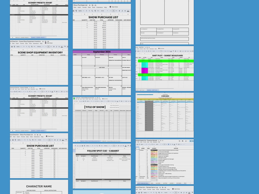 Theatre Technical Toolkit