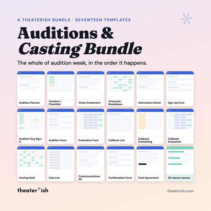 Auditions & Casting Bundle