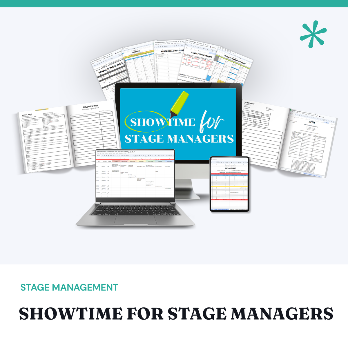 Showtime for Stage Managers, a stage management template bundle